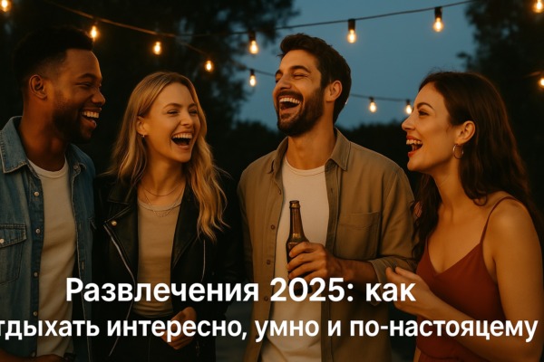 Развлечения 2026: как отдыхать интересно, умно и по-настоящему Развлечения 2026: как отдыхать интересно, умно и по-настоящему